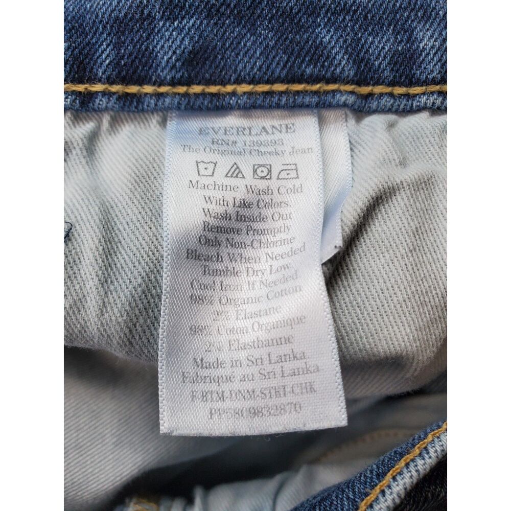 Everlane Womens 27" The Original Cheeky Jean Organic Cotton EUC - Picture 5 of 8